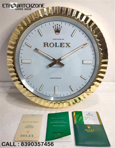 original rolex clock|Rolex clock wall price.